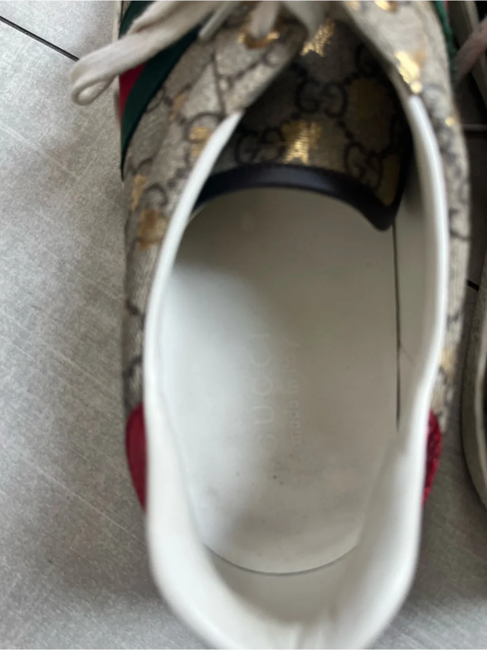 Gucci Ace Supreme Bees Sneakers